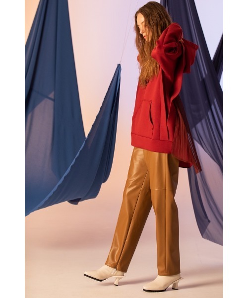 AULA AILA（アウラアイラ）の「ストレッチショートブーツ（ブーツ・レディース・ブラック/オフホワイト/シルバー・36.5/37.5/35.5）」の18枚目の写真