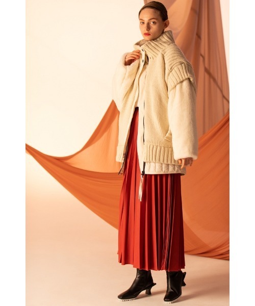 AULA AILA（アウラアイラ）の「ストレッチショートブーツ（ブーツ・レディース・ブラック/オフホワイト/シルバー・36.5/37.5/35.5）」の13枚目の写真