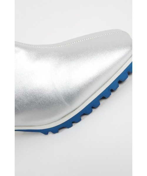 AULA AILA（アウラアイラ）の「ストレッチショートブーツ（ブーツ・レディース・ブラック/オフホワイト/シルバー・36.5/37.5/35.5）」の14枚目の写真