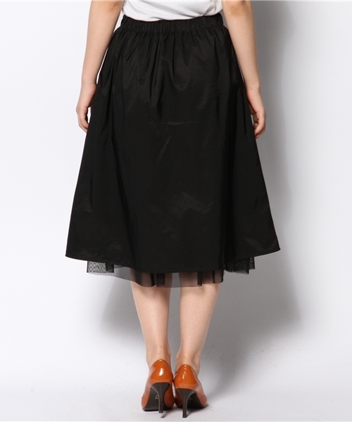 La TOTALITE（ラトータリテ）の「リバーシブルミモレスカート。（スカート・レディース・ブラック/キャメル/グレー・FREE）」の11枚目の写真