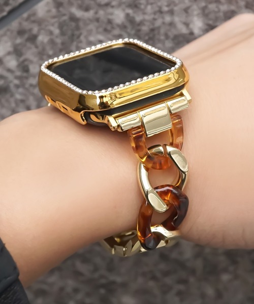 Urban Coral（アーバンコーラル）の「Apple Watch Band / アップルウォッチ バンド 喜平チェーン / Urban Coral（デジタル腕時計・レディース・ブラック/シルバー/ゴールド/ピンクゴールド/ブラック系その他/ゴールド系その他/シルバー系その他/ピンク系その他/ゴールド系・40mm/44mm）」の8枚目の写真