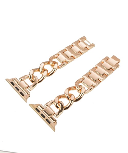 Urban Coral（アーバンコーラル）の「Apple Watch Band / アップルウォッチ バンド 喜平チェーン / Urban Coral（デジタル腕時計・レディース・ブラック/シルバー/ゴールド/ピンクゴールド/ブラック系その他/ゴールド系その他/シルバー系その他/ピンク系その他/ゴールド系・40mm/44mm）」の11枚目の写真