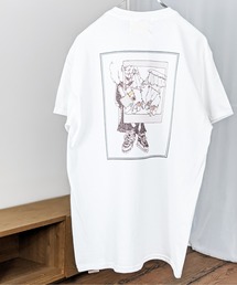 Per sist ence（パーシエンス）の「Per sist ence/パーシエンス　イラストレーター"shinochocoknit" イラストコラボTEE（Tシャツ/カットソー）」