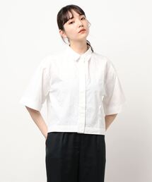 coca（coca） | リメイク風ビンテージクロップドシャツ(シャツ/ブラウス)