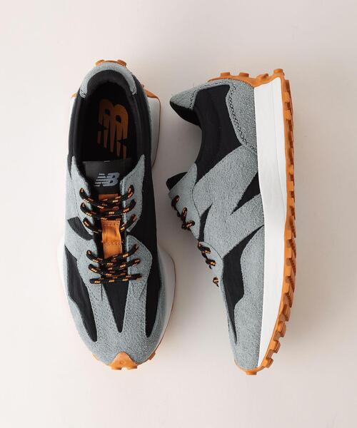 NEW BALANCE（ニューバランス）の「<New Balance (ニューバランス)>MS327 MIX スニーカー（スニーカー・レディース・ホワイト/ブラック・22.5cm/23cm/23.5cm/24cm/24.5cm/25cm）」の4枚目の写真