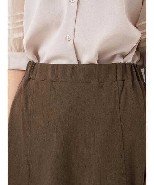 YECCA VECCA(イェッカヴェッカ)の「・ジャガードカットフレアスカート*(スカート・レディース・ベージュ/チャコールグレー/ブラウン・FREE)」の11枚目の写真