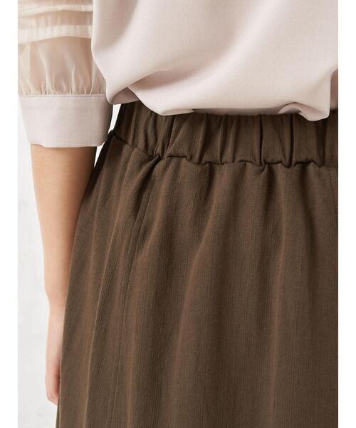 YECCA VECCA(イェッカヴェッカ)の「・ジャガードカットフレアスカート*(スカート・レディース・ベージュ/チャコールグレー/ブラウン・FREE)」の12枚目の写真