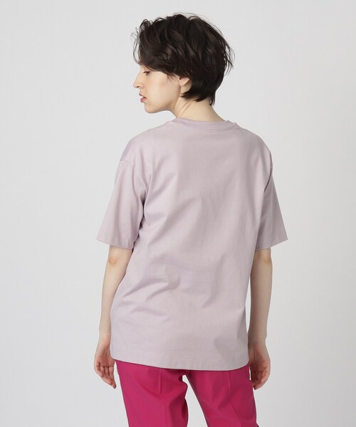 DRESSTERIOR（ドレステリア）の「◆【スタイリスト亀恭子さんコラボレーションアイテム】クラシックプレーンTシャツ（Tシャツ/カットソー・レディース・ホワイト/ベージュ/パープル/ダークグレー・38/36）」の21枚目の写真