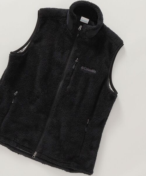 Columbia（コロンビア）の「【SHIPS別注】Columbia: DEARBORN ボアフリース ベスト（ベスト・メンズ・ブラック/カーキ・SMALL/MEDIUM/LARGE）」の9枚目の写真