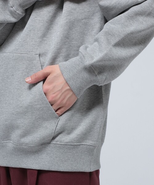 BEAMS（ビームス）の「BEAMS / ベーシック プルオーバー パーカー（パーカー・メンズ・ブラック/トップグレー/ダークグリーン/グリーン・SMALL/MEDIUM/LARGE/X-LARGE）」の11枚目の写真