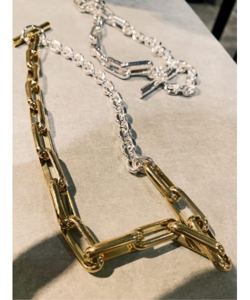 THROW by SLY（スローバイスライ）の「THROW TWIN CHAIN N/C/ネックレス（ネックレス・レディース・シルバー/マルチ・FREE）」の16枚目の写真