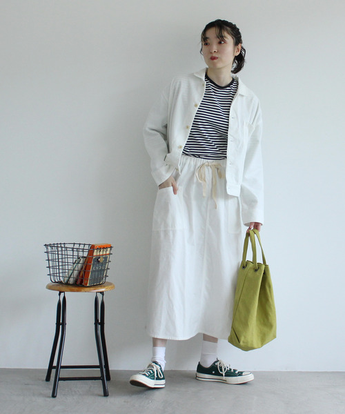 PAR ICI（パーリッシィ）の「16Wコーデュロイ ブルゾン（ブルゾン・レディース・ホワイト/ブラウン/ブルー/ピンク・FREE）」の5枚目の写真