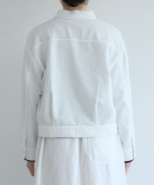 PAR ICI（パーリッシィ）の「16Wコーデュロイ ブルゾン（ブルゾン・レディース・ホワイト/ブラウン/ブルー/ピンク・FREE）」の18枚目の写真