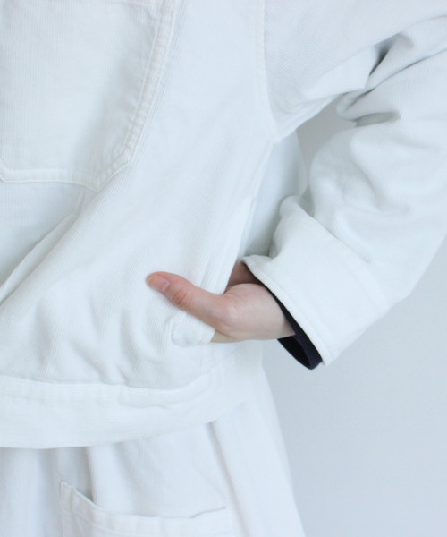 PAR ICI（パーリッシィ）の「16Wコーデュロイ ブルゾン（ブルゾン・レディース・ホワイト/ブラウン/ブルー/ピンク・FREE）」の15枚目の写真