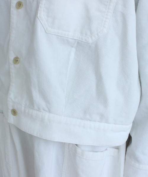 PAR ICI（パーリッシィ）の「16Wコーデュロイ ブルゾン（ブルゾン・レディース・ホワイト/ブラウン/ブルー/ピンク・FREE）」の8枚目の写真