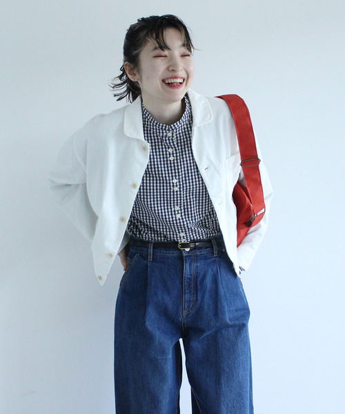 PAR ICI（パーリッシィ）の「16Wコーデュロイ ブルゾン（ブルゾン・レディース・ホワイト/ブラウン/ブルー/ピンク・FREE）」の9枚目の写真