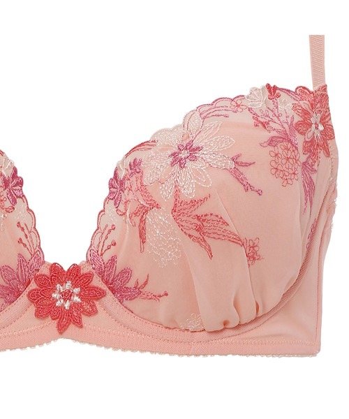 AMOSTYLE BY Triumph（アモスタイルバイトリンプ）の「マルチブロッサムペタル プッシュアップブラ ブラ＆ショーツセット【B,C,Dカップ】AMST1365 WHU + Hikini JX（ブラ&ショーツ・レディース・ホワイト/ピンク/ライトブルー・B75/C70/D70/B65/C75/D65/D75/C65/B70）」の16枚目の写真