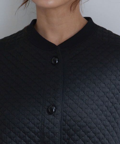 vis-`a-vis（ビサビ）の「【新色追加】カットキルティングボリューム袖ブルゾン【セットアップ対応】（ブルゾン・レディース・ブラック/ブラウン系その他3/オレンジ系その他/ベージュ/キナリ・FREE）」の9枚目の写真