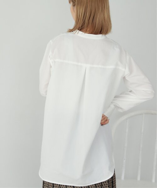 RAY CASSIN（レイカズン）の「タックパネルシャツ（シャツ/ブラウス・レディース・ブラック/オフホワイト/キャメル・FREE）」の19枚目の写真