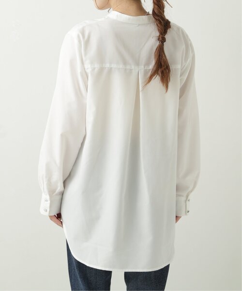 RAY CASSIN（レイカズン）の「タックパネルシャツ（シャツ/ブラウス・レディース・ブラック/オフホワイト/キャメル・FREE）」の6枚目の写真