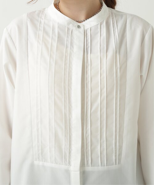 RAY CASSIN（レイカズン）の「タックパネルシャツ（シャツ/ブラウス・レディース・ブラック/オフホワイト/キャメル・FREE）」の17枚目の写真