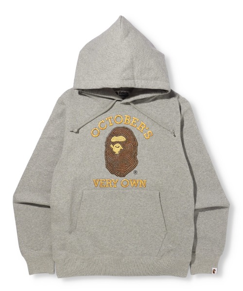 OVO "OCTOBER VERY OWN"（オービーオー　　オクトーバーベリーオウン）の「BAPE X OVO PULLOVER HOODIE M（パーカー・メンズ・グレー/ブラック・MEDIUM/X-LARGE/LARGE/XX-LARGE）」の2枚目の写真