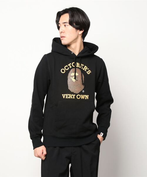 OVO "OCTOBER VERY OWN"（オービーオー　　オクトーバーベリーオウン）の「BAPE X OVO PULLOVER HOODIE M（パーカー・メンズ・グレー/ブラック・MEDIUM/X-LARGE/LARGE/XX-LARGE）」の9枚目の写真