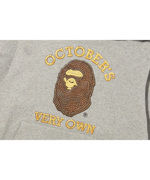 OVO "OCTOBER VERY OWN"（オービーオー　　オクトーバーベリーオウン）の「BAPE X OVO PULLOVER HOODIE M（パーカー・メンズ・グレー/ブラック・MEDIUM/X-LARGE/LARGE/XX-LARGE）」の5枚目の写真