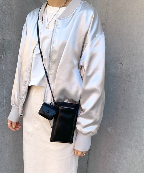 mystic（ミスティック）の「携帯ウォレットバッグ（ショルダーバッグ・レディース・ブラック/オフホワイト・ONE SIZE）」の13枚目の写真