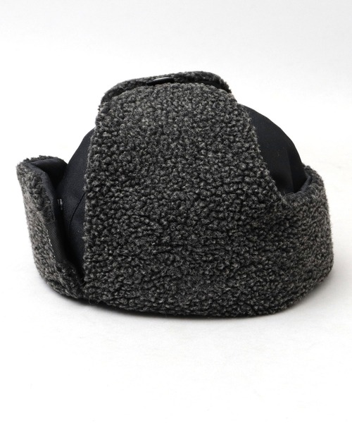 A.M.S.（エーエムエス）の「A.M.S.別注 CORDURAポリエステル ボアアビエーター（キャップ・メンズ・ブラック・FREE）」の13枚目の写真