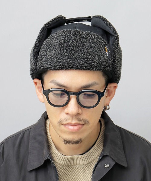 A.M.S.（エーエムエス）の「A.M.S.別注 CORDURAポリエステル ボアアビエーター（キャップ・メンズ・ブラック・FREE）」の2枚目の写真