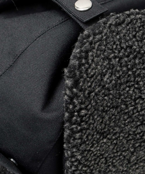 A.M.S.（エーエムエス）の「A.M.S.別注 CORDURAポリエステル ボアアビエーター（キャップ・メンズ・ブラック・FREE）」の9枚目の写真