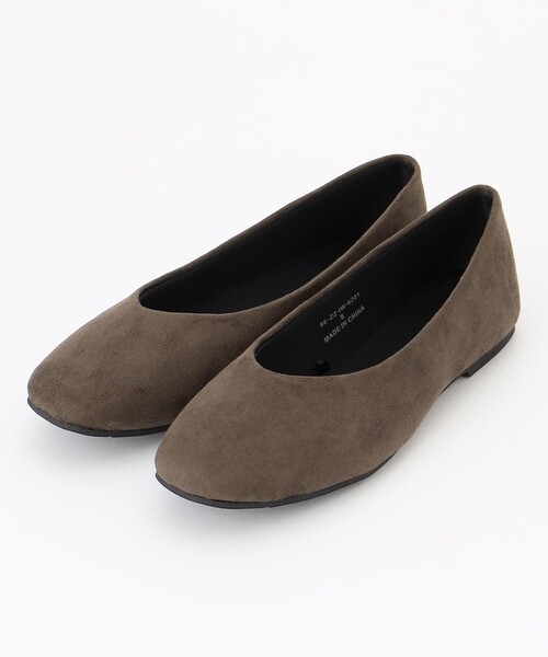 ANY（エニィ）の「走れるスクエアバレエ シューズ（バレエシューズ・レディース・ダークブラウン系/ブラック系/グレー系/ブラウン系5・SMALL/MEDIUM/LARGE）」の4枚目の写真