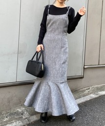 one after another NICE CLAUP | トップスで印象が変わる。着回し万能なマーメイドキャミワンピース(ワンピース)