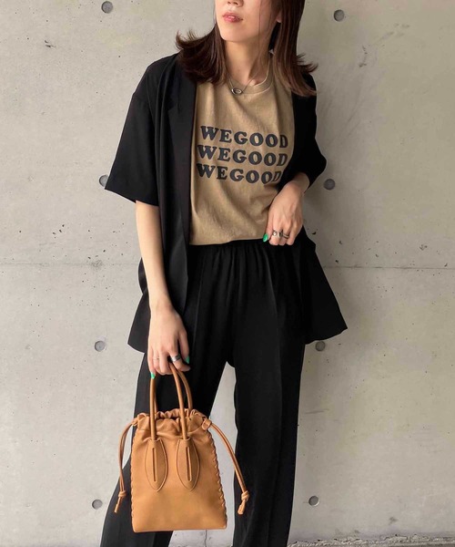 CAPRICIEUX LE'MAGE（カプリシューレマージュ）の「5分袖テーラージャケット（テーラードジャケット・レディース・ブラック/グリーン・FREE）」の16枚目の写真