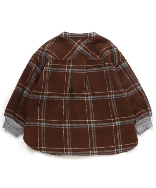 F.O.KIDS(エフオーキッズ)の「/バンドカラーチェックシャツ(シャツ/ブラウス・キッズ・ブラウン/レインボー/ブラック/ネイビー・90/100/110/120/80/130/95/140)」の11枚目の写真