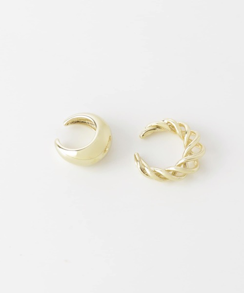 SMELLY(スメリー)の「2セットイヤカフ(イヤーカフ・レディース・ゴールド・-)」の4枚目の写真