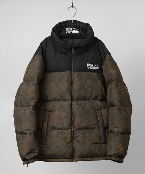 FIRST DOWN(ファーストダウン)の「【FIRST DOWN USA】ファーストダウン USA バブルダウンジャケット/ リバーシブルダウン(ダウンジャケット/コート・メンズ・ブラウン系カモフラージュ/グレイッシュベージュ/オフホワイト/オリーブ・M/L/XL)」の4枚目の写真