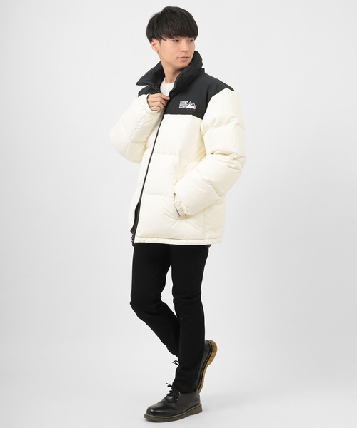 FIRST DOWN(ファーストダウン)の「【FIRST DOWN USA】ファーストダウン USA バブルダウンジャケット/ リバーシブルダウン(ダウンジャケット/コート・メンズ・ブラウン系カモフラージュ/グレイッシュベージュ/オフホワイト/オリーブ・M/L/XL)」の5枚目の写真