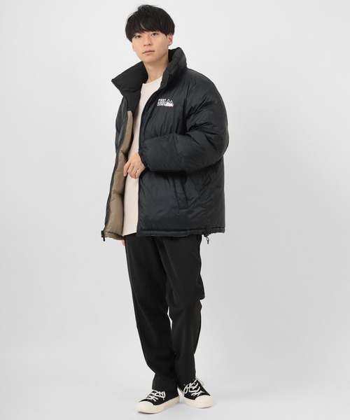 FIRST DOWN(ファーストダウン)の「【FIRST DOWN USA】ファーストダウン USA バブルダウンジャケット/ リバーシブルダウン(ダウンジャケット/コート・メンズ・ブラウン系カモフラージュ/グレイッシュベージュ/オフホワイト/オリーブ・M/L/XL)」の9枚目の写真