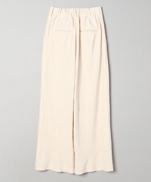 JEANASIS（ジーナシス）の「【SETUP対応】ヨウリュウベロアイージーパンツ/237819（その他パンツ・レディース・チャコールグレー/オフホワイト/グリーン/パープル・FREE）」の6枚目の写真