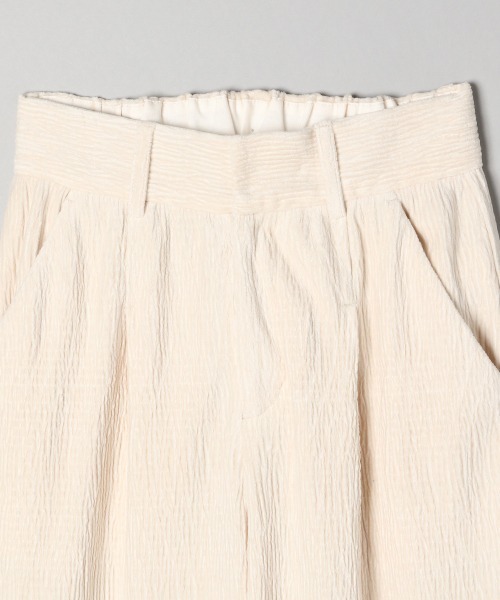 JEANASIS（ジーナシス）の「【SETUP対応】ヨウリュウベロアイージーパンツ/237819（その他パンツ・レディース・チャコールグレー/オフホワイト/グリーン/パープル・FREE）」の7枚目の写真