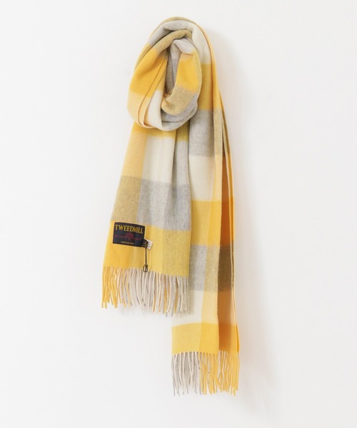 TWEED MILL（ツイードミル）の「『別注』TWEED MILL×URBAN RESEARCH　Lambwoolstole（マフラー・レディース・ブラウン系その他/ベージュ系その他/ブルー系その他/イエロー系その他/グリーン系その他・-）」の21枚目の写真