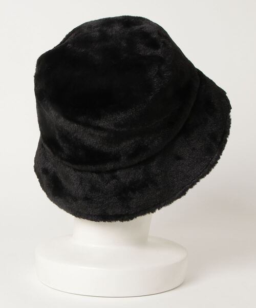 Casselini（キャセリーニ）の「Casselini / エコファーバケットバゲット / キャセリーニ（ハット・レディース・ブラック/ベージュ/グレー/ピンク・ONE SIZE）」の5枚目の写真