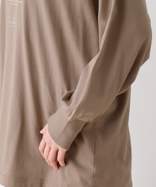 SHOO・LA・RUE（シューラルー）の「◆アソートプリントロンT（Tシャツ/カットソー・レディース・ブラウン系その他/オリーブ系/チャコール/ホワイト系/ライトパープル/ブラック系3・04/02/03）」の10枚目の写真