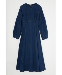 MOUSSY | BALLOON SLEEVE DENIM ドレス(ワンピース)