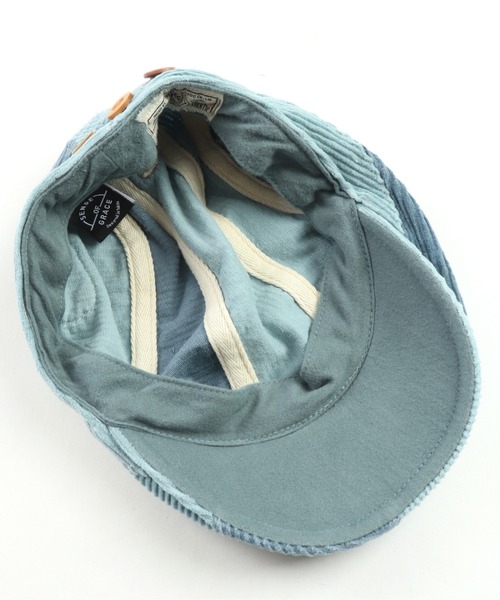 Sense of Grace（センスオブグレース）の「FRENCH WORKER HUNTING コーデュロイハンチング（ハンチング/ベレー帽・メンズ・ブラウン/ライトブルー/ブラック・FREE）」の8枚目の写真