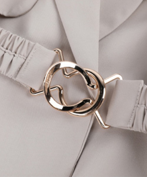 Jasmine Grandiflorum（ジャスミングランディフローラム）の「【Jasmine】シンプルテーラードジャケット（テーラードジャケット・レディース・ブラック/ベージュ/チョコ・SMALL/MEDIUM/LARGE）」の18枚目の写真