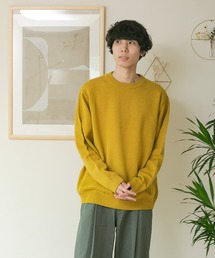 FORK&SPOON | 【一部WEB限定カラー】FORK&SPOON　ウーステッドヤーンクルーネックニット(ニット/セーター)