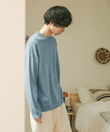 FORK&SPOON | 【一部WEB限定カラー】FORK&SPOON　ウーステッドヤーンクルーネックニット(ニット/セーター)